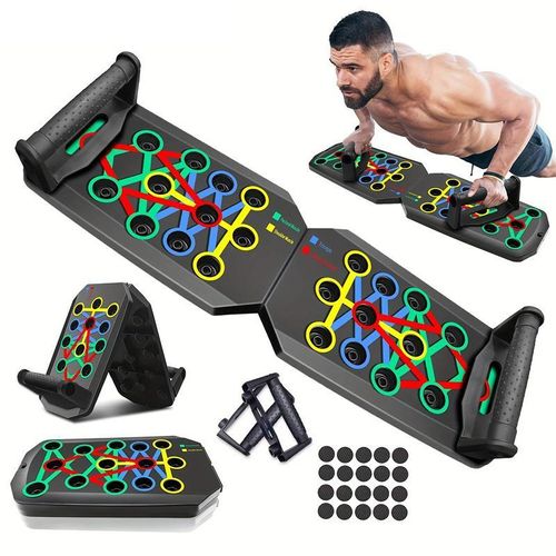 Foldable Push-Up Board - Home Fitness Equipment for All Body Types, Ideal Gift for Fitness Enthusiasts
