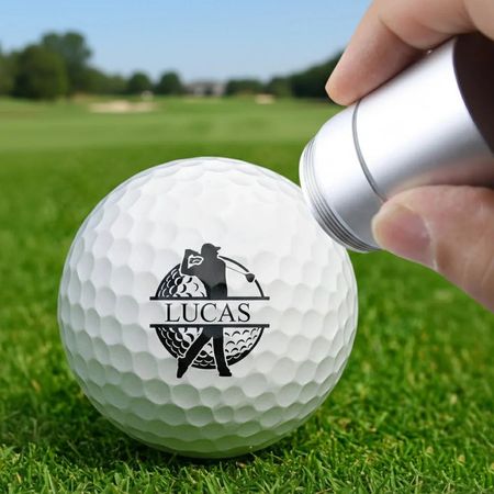 Personaliseret Plastic Golf Ball Stempel til golfspillere - Custom Logo Marker, Unique Gave