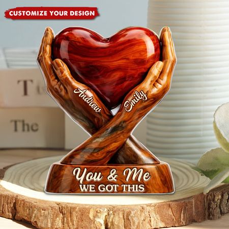 Sammen for evigt -Personaliseret Custom Par Akryl Plaque.