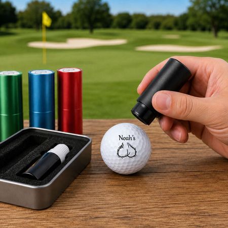 Personligt Sjovt Golfboldsstempel – Gør Dine Golfbolde Unikke