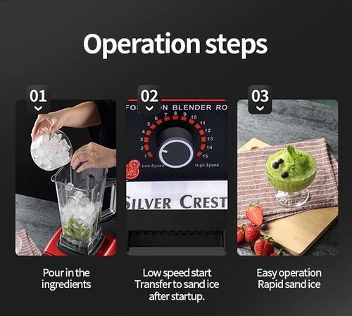 Best-Selling 15-Speed 2L Countertop Blender | High-Speed & Easy-to-Use for Grinding, Smoothie, Juicing