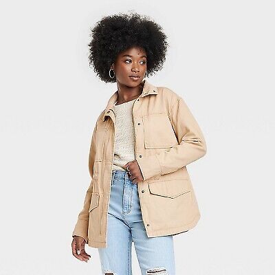 Women's Utility Field Jacket - Universal Thread Beige M