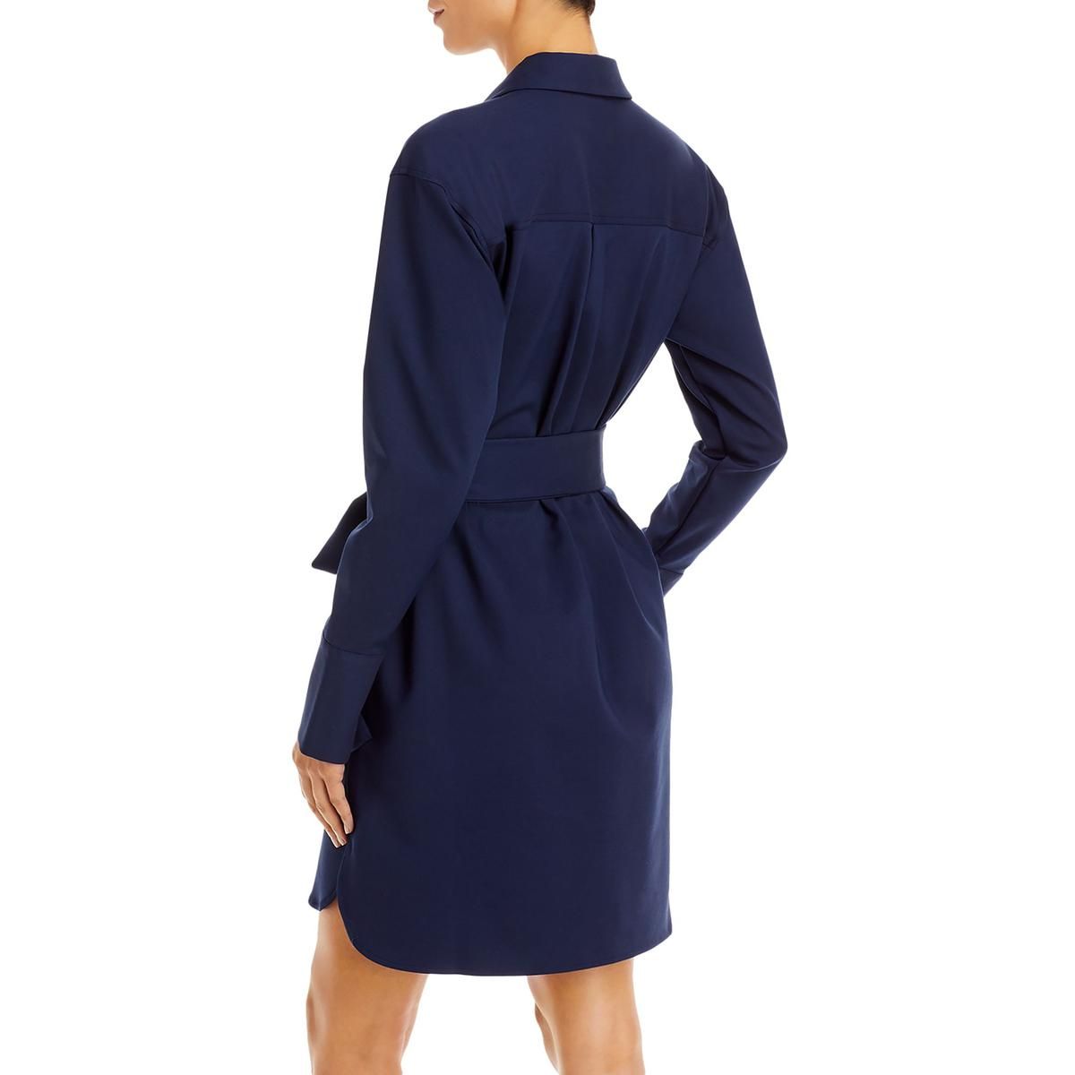 Good American Womens Collared Mini Work Shirtdress BHFO 8423