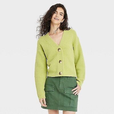 Women's Cashmere-Like Cardigan - Universal Thread Light Green S