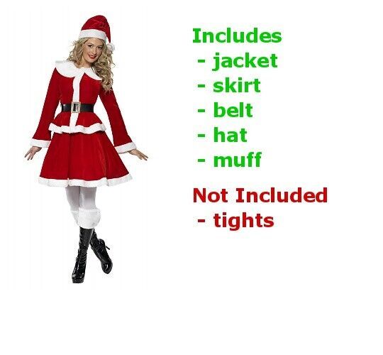 Miss Santa Costume Costume Christmas Fancy Dress