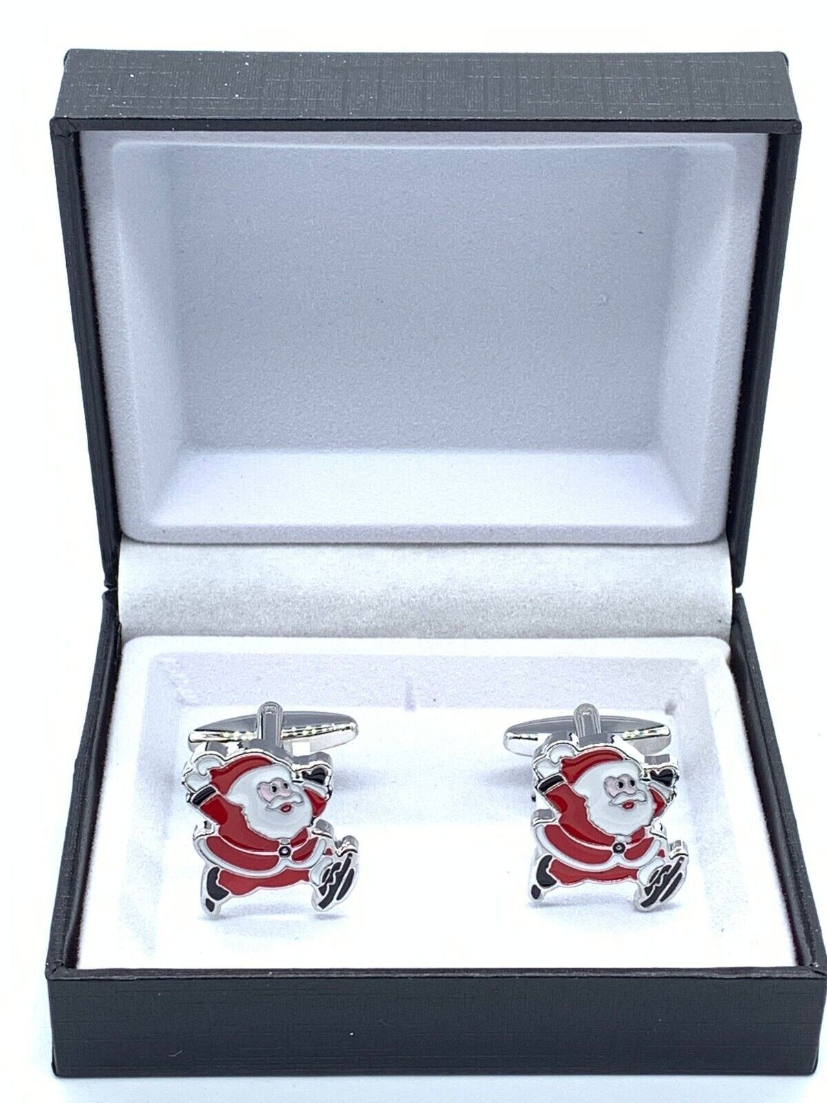 Cufflinks Santa Claus Christmas Special Occasion Dress Shirts 12 free gift box