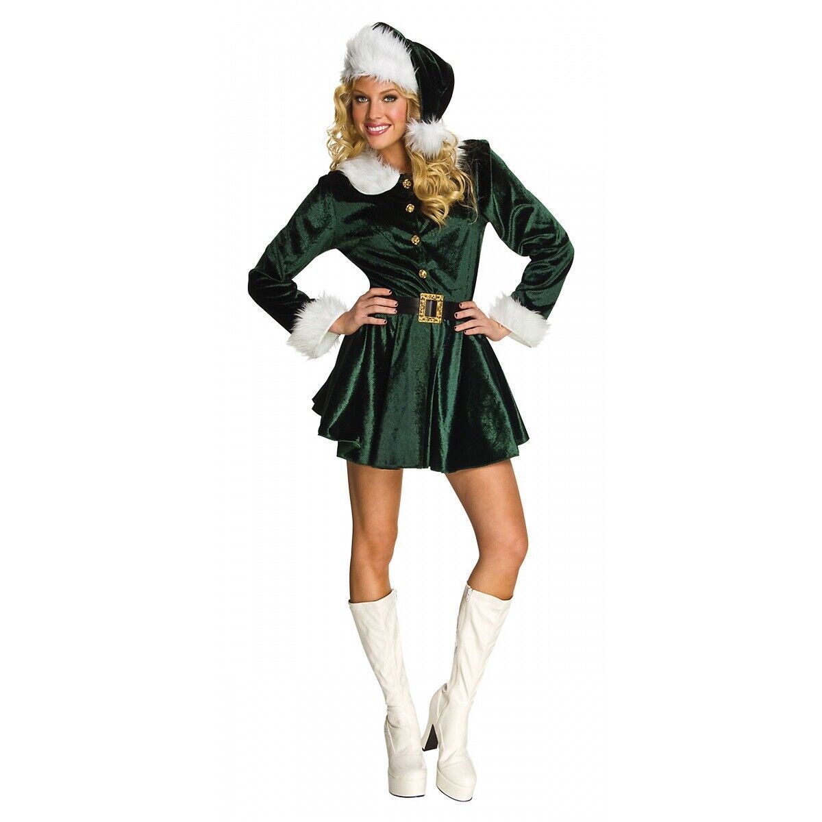 Elf Costume Adult Christmas Outfit Fancy Dress