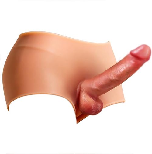 Realistic Female Masturbation Toy for Adults and Couples, Netphi Strapped Soft Silicone G-Spot Stimulator,100% Waterproof
