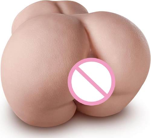 Silicone buttock half-body mold for men