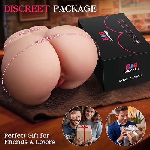 BIG SHOCKED AI Sync 18LB BBW Sex Doll 10 Sucking & Vibrating Busty Ass Big Butt, Fuller & More Realistic Sex Dolls for Several Sex Positions, Ultimate Solution to Intimacy Challenges Adult Toys