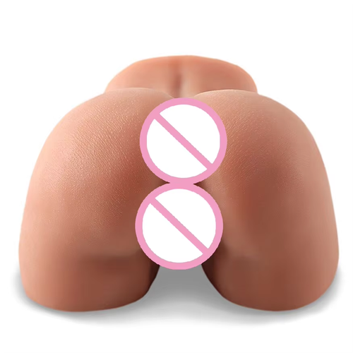Silicone buttock half-body mold for men