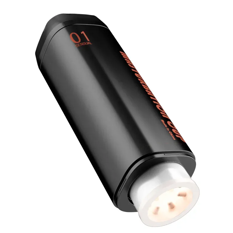 Multifunctional male masturbator with heating, voice control, rotation and automatic thrusting