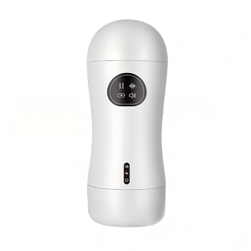 Automatic Sucking Male Masturbators Cup with 9 Suction & 10 Vibrating & Heating Sex Toys (Hands Free Pocket Pussy)