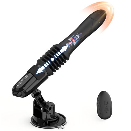 10-in-1 Automatic Telescopic Massage Vibrating Dildo Sex Toy for Men and Women