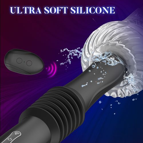 10-in-1 Automatic Telescopic Massage Vibrating Dildo Sex Toy for Men and Women