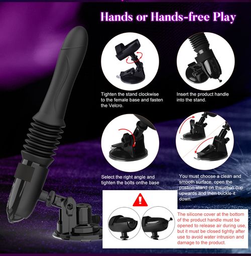 10-in-1 Automatic Telescopic Massage Vibrating Dildo Sex Toy for Men and Women
