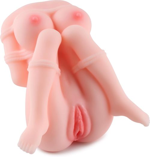 Realistic female bondage and sadomasochistic male masturbation doll