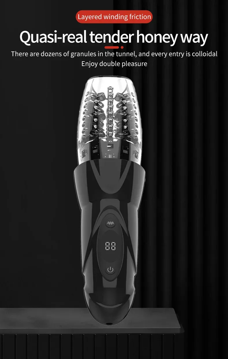 TEidea Men's Physical Training Equipment, LCD Display, Multi-Frequency Telescopic Rotation, size