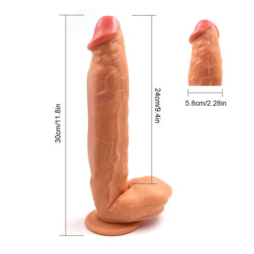 Giant penis, made of silicone for women.