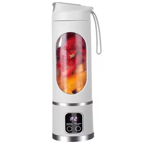 Espremedor elétrico de fruta com ácido cítrico, bateria portátil, liquidificador de sumo e batido, copo com carregamento USB, liquidificador portátil