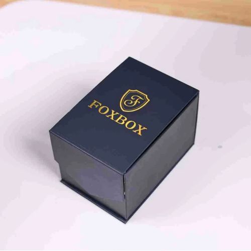 Fornecedor da marca Fox Box Caixa de relógio Conjunto de caixa de papel para relógio Embalagem de papel para oferta de luxo Caixa retangular