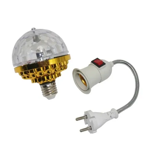 Bola mágica colorida pequena LED luz de palco mini efeito rotativo bastão DJ luz família KTV atmosfera festa KTV luz de palco