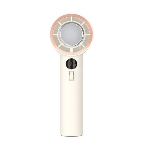 Ventilador portátil USB mini com 100 engrenagens, turbina de alta velocidade recarregável, ventilador pequeno