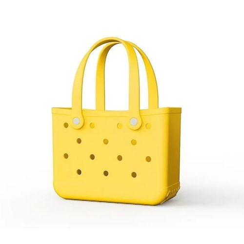 Pequena Mini Bolsa de Praia Eva Swamp para Bebé Bolsa de Borracha e Silicone Bolsa de Espuma Impermeável com Alças Duplas para Mulher