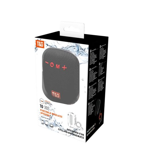 Altifalante Bluetooth para bicicleta de exterior, altifalante sem fios portátil com carregamento, altifalante para guiador, scooter, subwoofer à prova de água