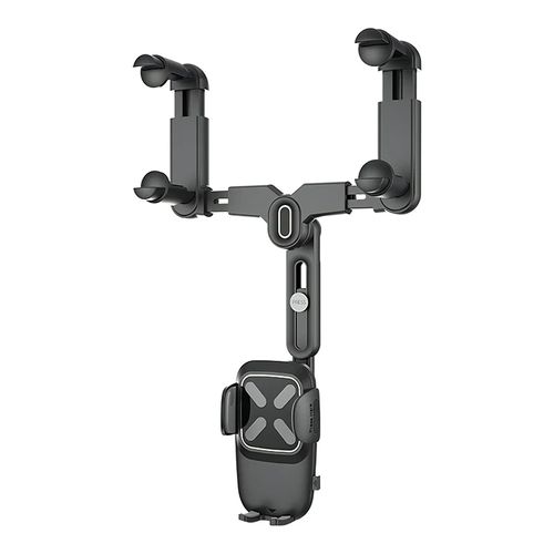 Espelho retrovisor para automóvel suporte para telemóvel braço ajustável suporte universal para telemóvel acessórios para automóvel