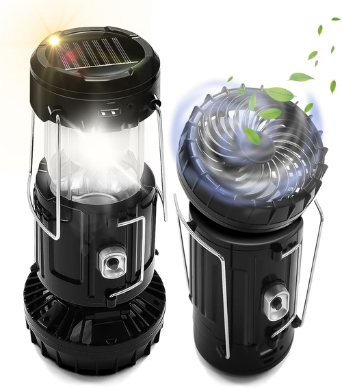 Solar Fan Light 3-in-1 for Power Outage