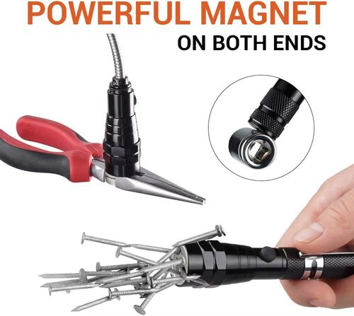 Magnetic PickupTelescoping Flexible Flashlight Tools