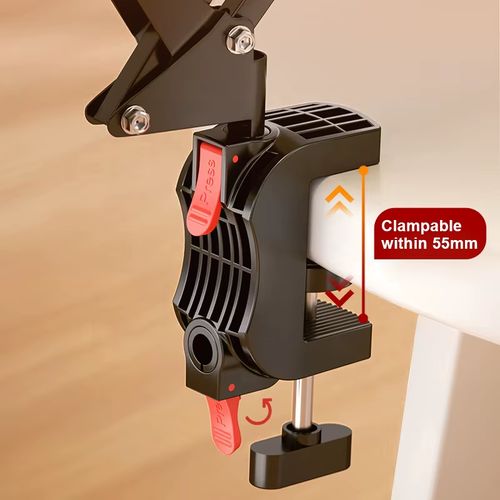 Aluminium Mechanical Tablet Stand with 360 Degree Rotation