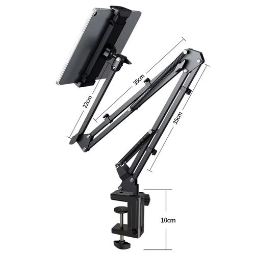 Aluminium Mechanical Tablet Stand with 360 Degree Rotation