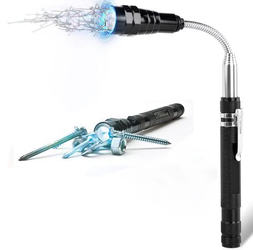 Magnetic PickupTelescoping Flexible Flashlight Tools