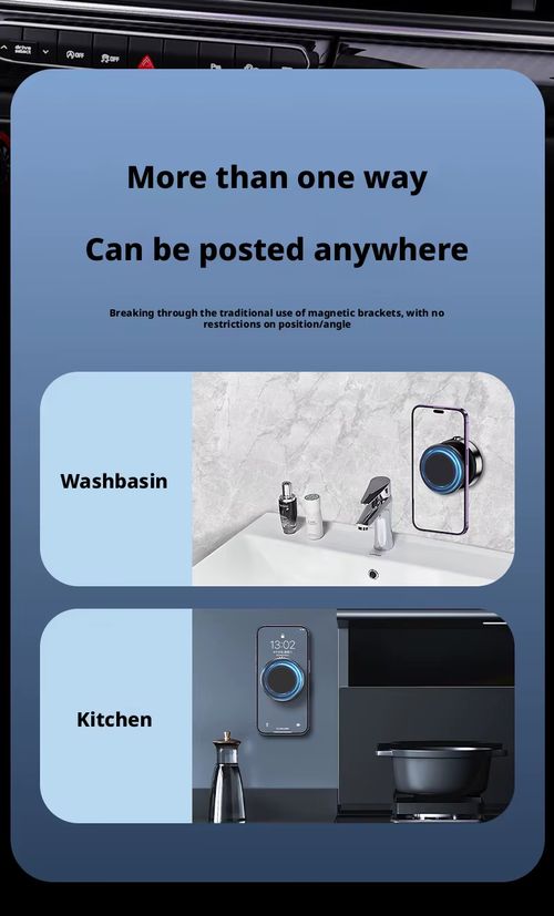 Vacuum Magnetic Suction Cup Phone Holder
