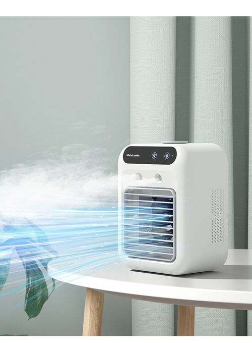 Desk Spray Fan Rechargeable Evaporative Air Cooler Personal Humidifier Portable Air Conditioner Fan