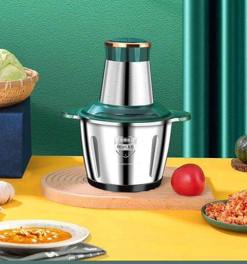 304 Food Grade Stainless Steel Strong Wear Resistant Double Layer S-4 Blade Removable Easy to Clean Meat Grinder