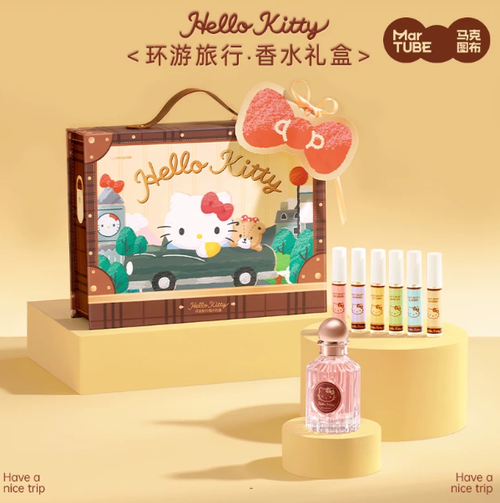馬克圖佈HelloKitty香水禮盒生日禮物女生閨蜜畢業季禮物伴手礼