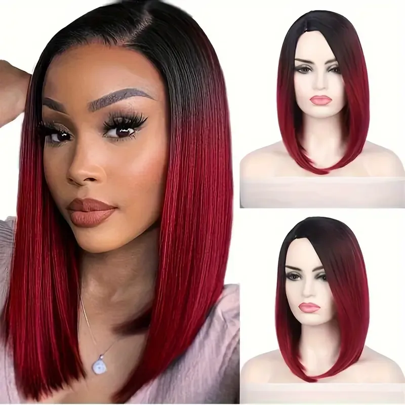 14 Inch Straight Faux Bob