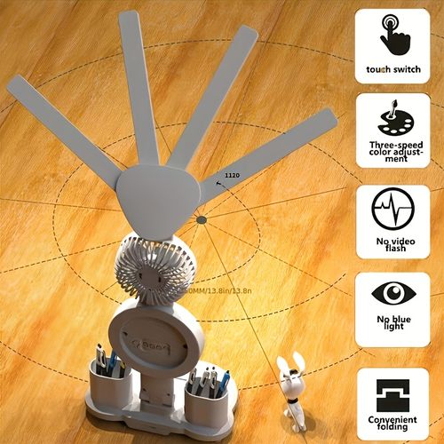 Smart touch LED desk lamp