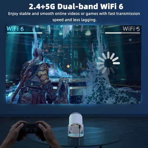 4K Rechargeable Projector