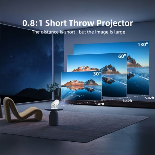 4K Rechargeable Projector