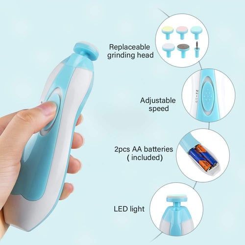 🔥Premium LED Baby Nail Trimmer Set