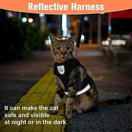 🐕🐈Adjustable Breathable Luminous Purrfect Feline Freedom Harness