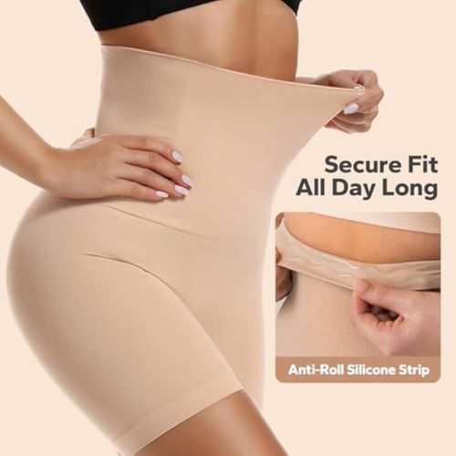 🔥High-Waisted Tummy Control and Butt Lifting Shapewear - Seamless and Breathable