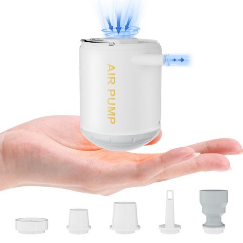 Portable air pump, inflation and suction