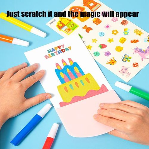 Children's Fun Book Doodle Scratch Toy
