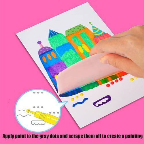 Children's Fun Book Doodle Scratch Toy