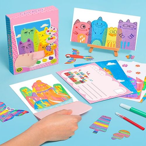 Children's Fun Book Doodle Scratch Toy